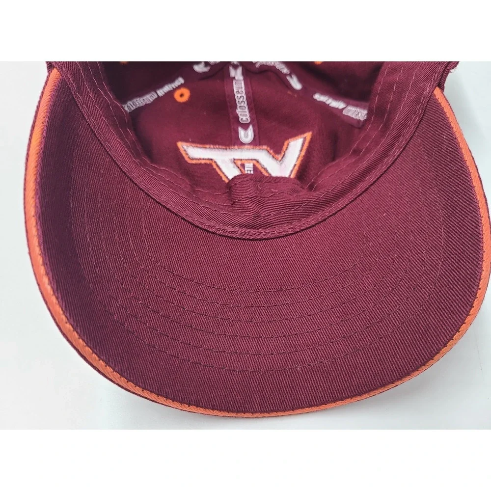 Youth Virginia Tech‎ Hokies Colosseum Strapback Adjustable Hat Cap NCAA Maroon